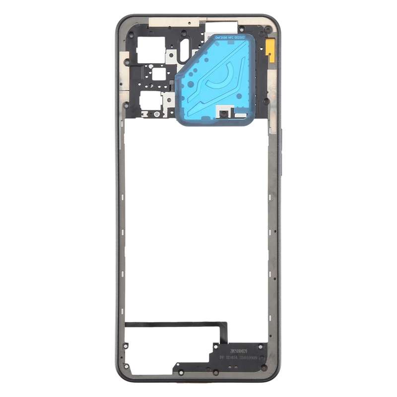 For ZTE nubia Neo 3 Plastic Middle Frame Bezel Plate (Gold)
