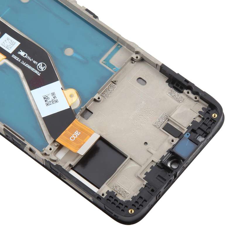 For Cricket Magic 2 5G 2024 U655AC LCD Screen Digitizer Full Assembly with Frame (Black)