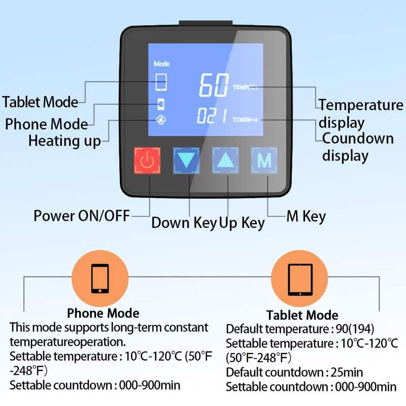 CPB CP320 LCD Screen Heating Pad Safe Repair Tool, EU Plug