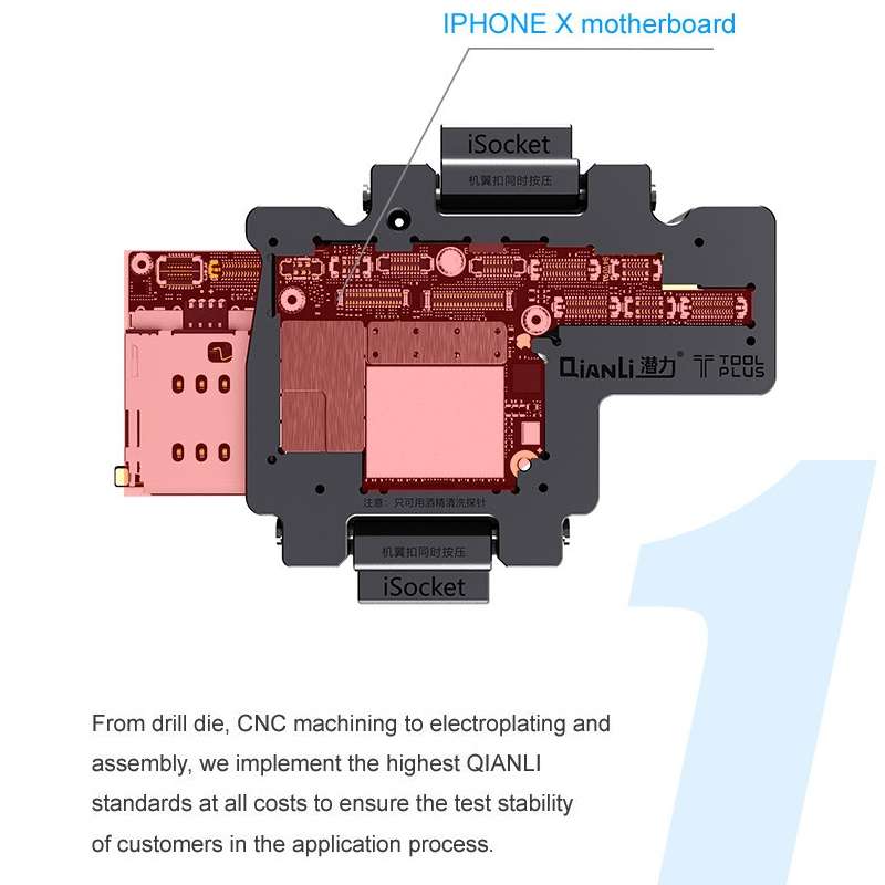 Qianli iSocket 3 In 1 Motherboard Layered Test Frame Upper Lower Layers Logic Board Function Fast Te
