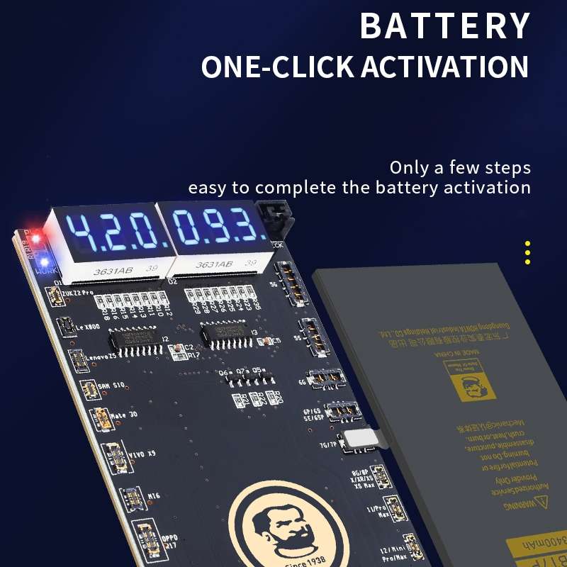 Mechanic BA27 Battery Activation Detection Board For iPhone 5-13 Pro Max / Android Phone