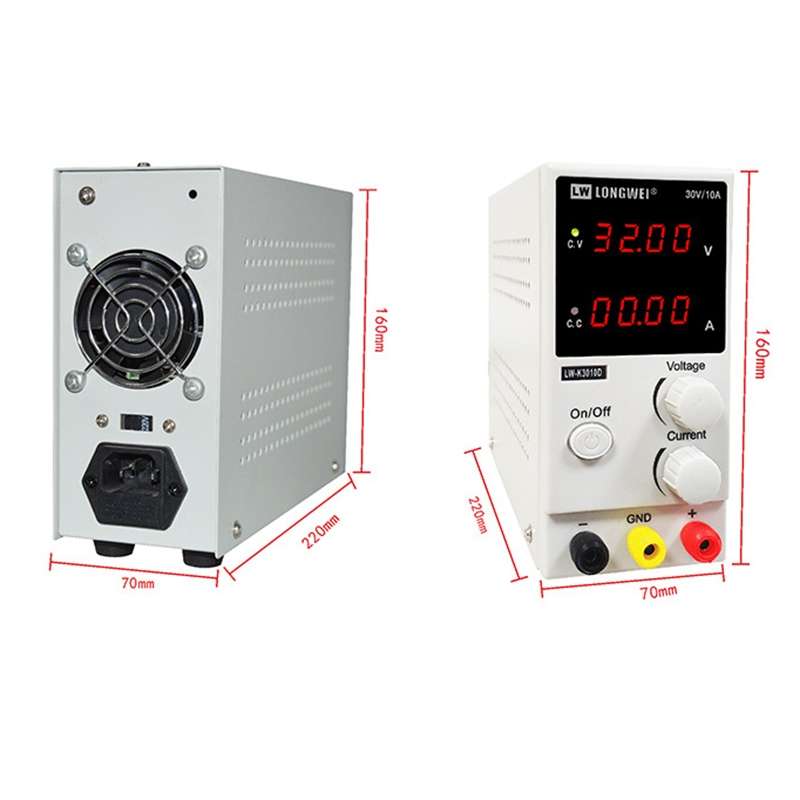 K3010D 30V 10A DC Switching Regulated Powers Supply Phone Repair Voltage Regulator(AU Plug)