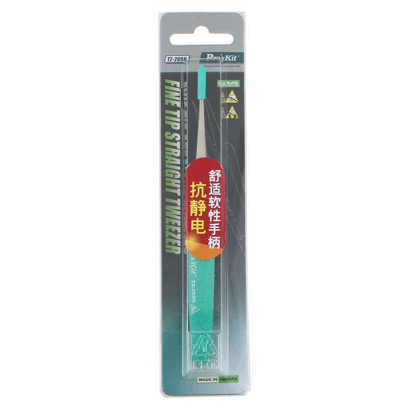 TZ-205N Anti-Static Anti-Skid Long Tip Tweezers