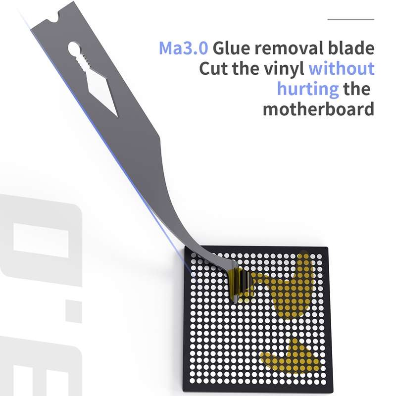18 Kinds 3 in 1 CPU IC Glue Remove Handmade Knife, MA:2.0