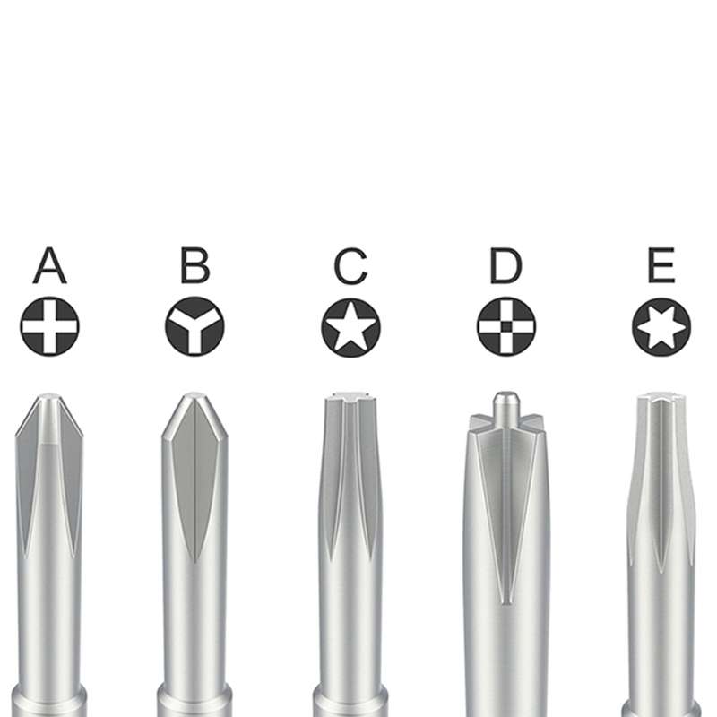 Qianli iFlying 5 in 1 Aluminum Handle Anti-slip Screwdriver