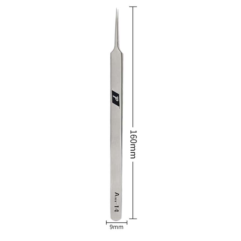 Aaa-14 Stainless Steel Ultra Fine High Hardness Tenacity Durable Tweezers
