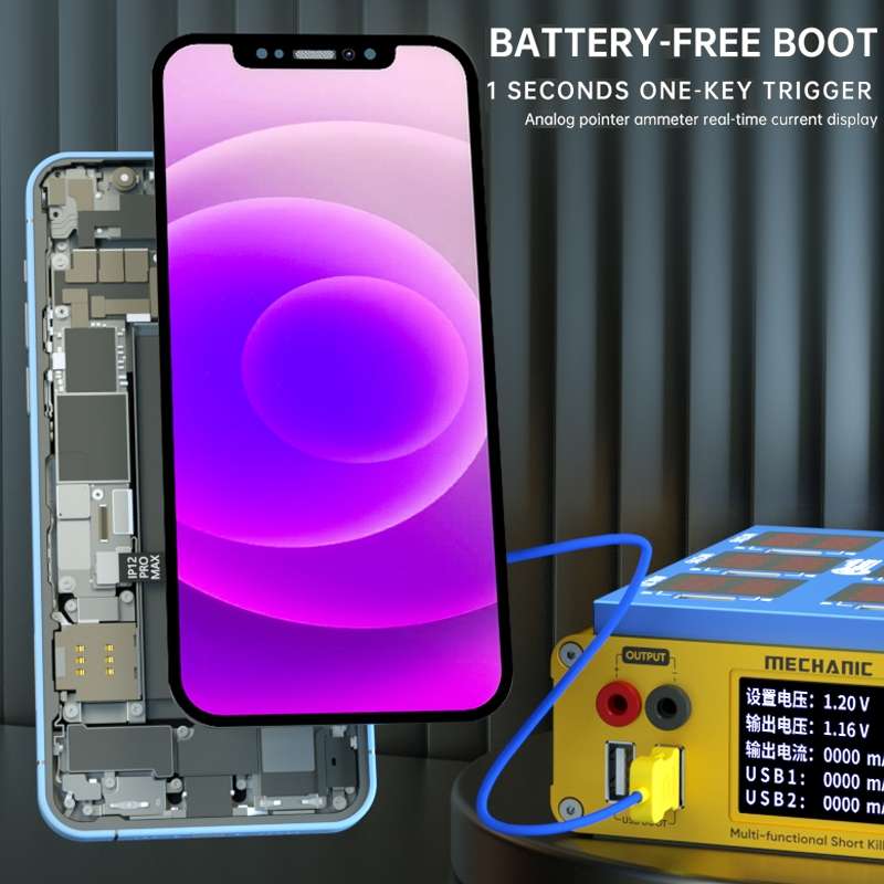 Mechanic Power Air Power Boot Cable Power Test Cord For iPhone 6-13 Pro Max
