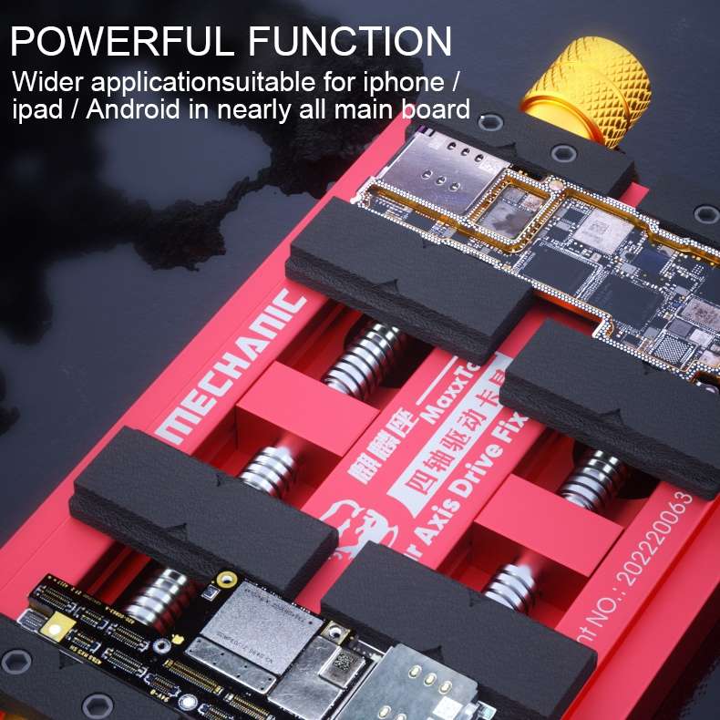 Mechanic MaxxTor Four-Axis Drive Fixture Motherboard Repair