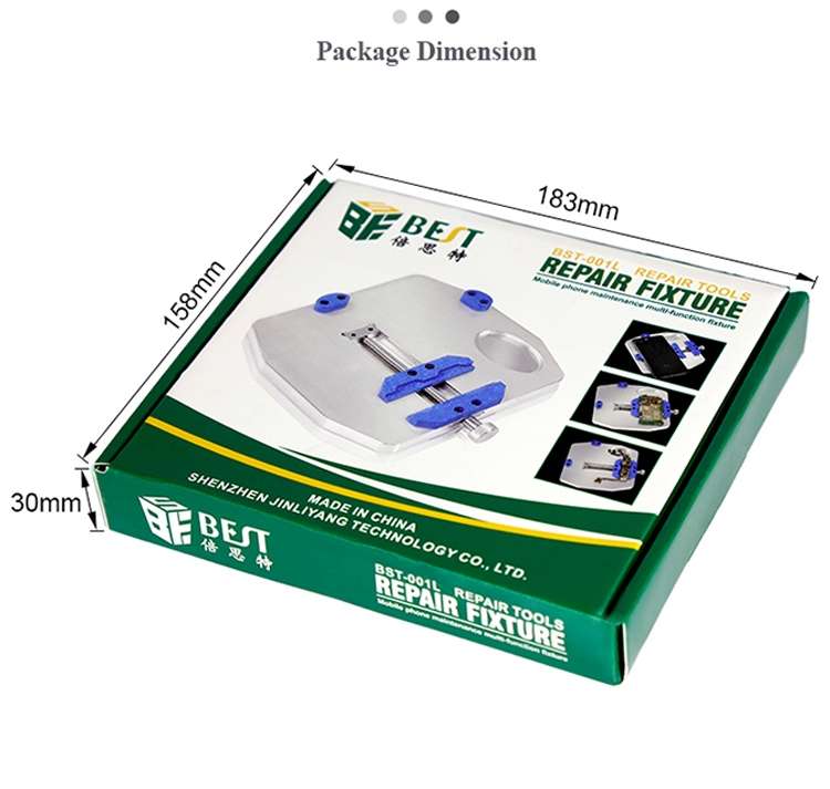 BEST BST-001L Aluminum Alloy Universal Motherboard PCB IC Chip Holder Fixture