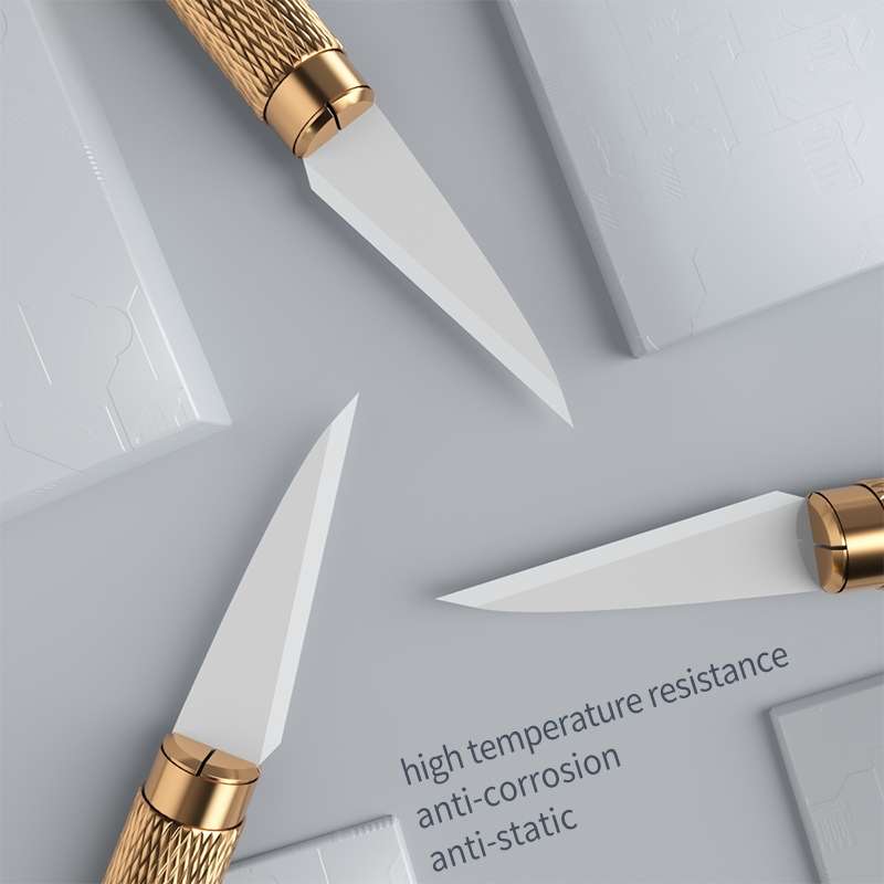 Mijing 3 in1 Antistatic Ceramic Knife Set
