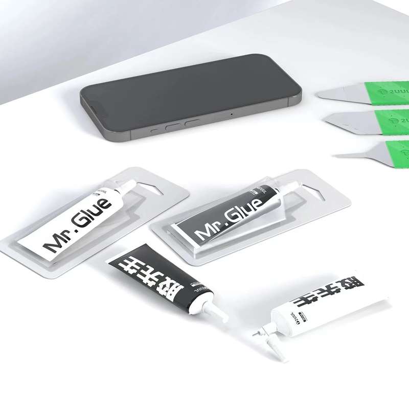 2UUL Mr Glue 25ml Strong Adhesive for Repair (Black)