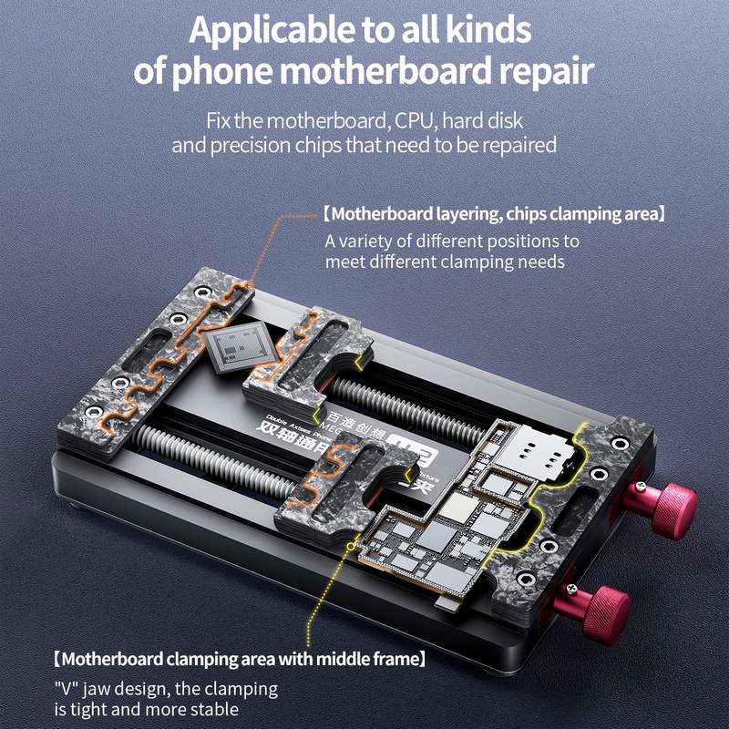 Mega-Idea JJ-2 Multi-function Double-Axis Universal Motherboard Repair Fixture