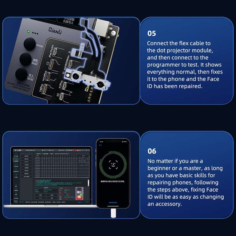 PPD Multifunctional Intelligent Desoldering Platform for iPhone 11 to 14 Pro Max, US Plug
