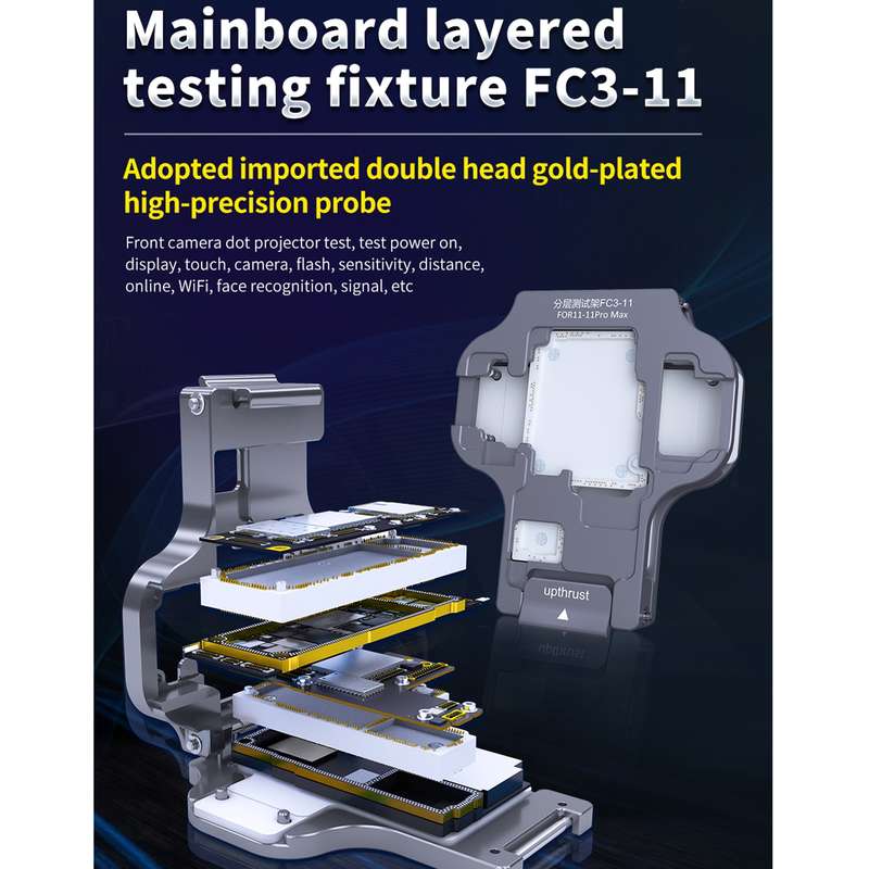 Aixun FC3-11 Mainboard Layered Testing Fixture for iPhone 11/11 Pro/11Pro Max