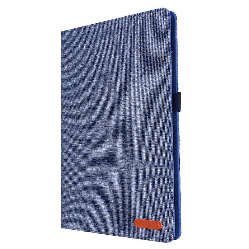For Samsung Galaxy Tab S6 Lite Horizontal Flip TPU + Fabric PU Leather Protective Case with Name Car