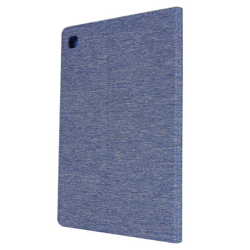 For Samsung Galaxy Tab S6 Lite Horizontal Flip TPU + Fabric PU Leather Protective Case with Name Car