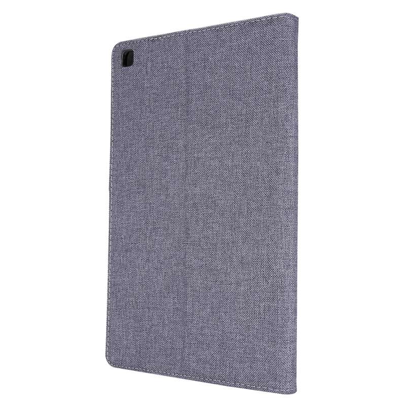 For Samsung Galaxy Tab S6 Lite Horizontal Flip TPU + Fabric PU Leather Protective Case with Name Car