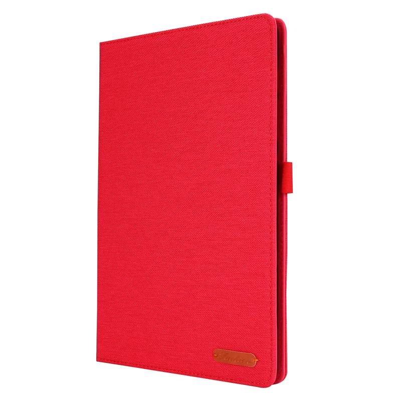 For Samsung Galaxy Tab S6 Lite Horizontal Flip TPU + Fabric PU Leather Protective Case with Name Car