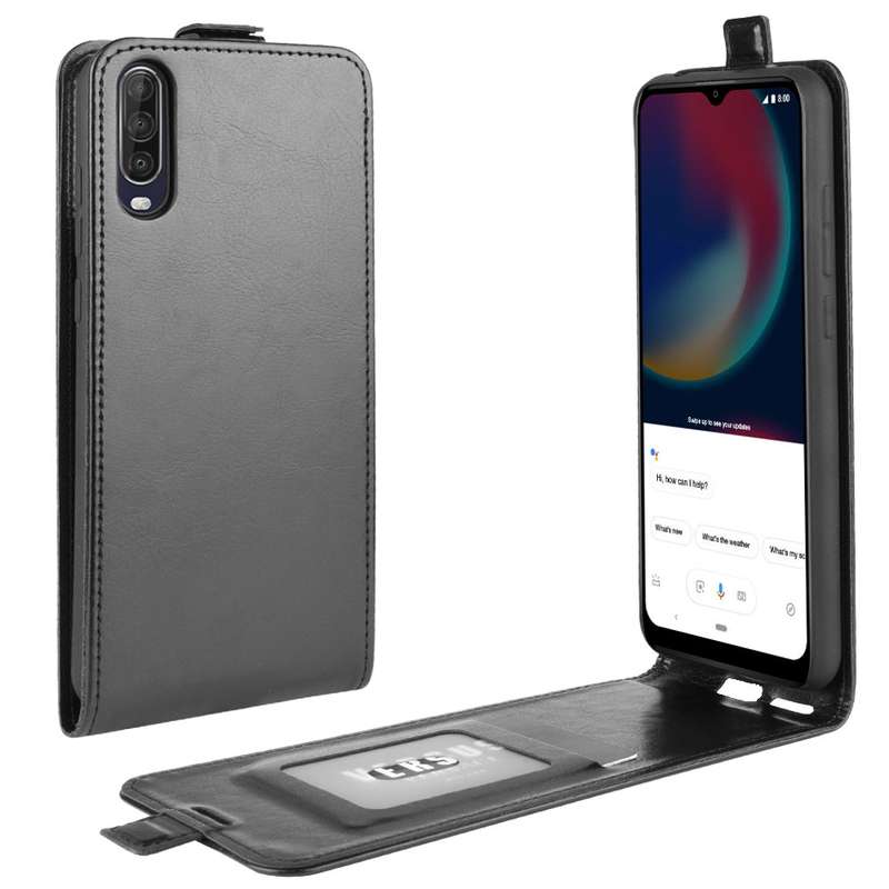 For Wiko view 4/ 4 lite R64 Texture Single Vertical Flip Leather Protective Case with Card Slots & P