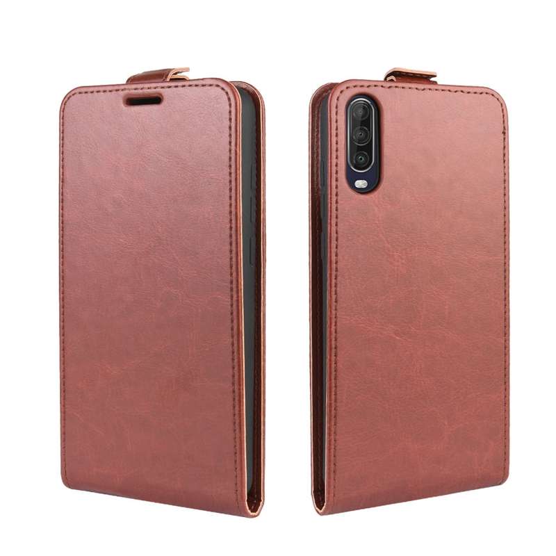 For Wiko view 4/ 4 lite R64 Texture Single Vertical Flip Leather Protective Case with Card Slots & P