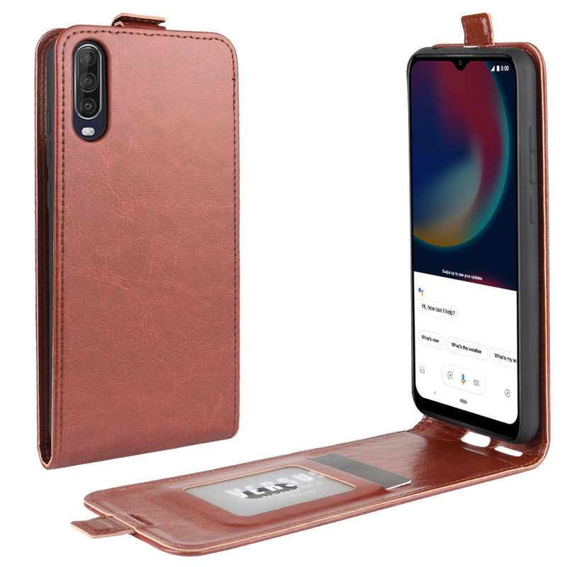 For Wiko view 4/ 4 lite R64 Texture Single Vertical Flip Leather Protective Case with Card Slots & P