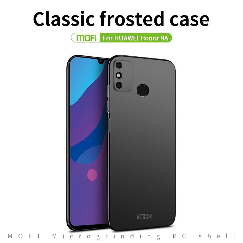 For Huawei Honor 9A MOFI Frosted PC Ultra-thin Hard Case(Black)