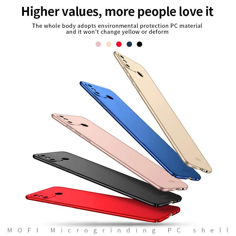 For Huawei Honor 9A MOFI Frosted PC Ultra-thin Hard Case(Black)