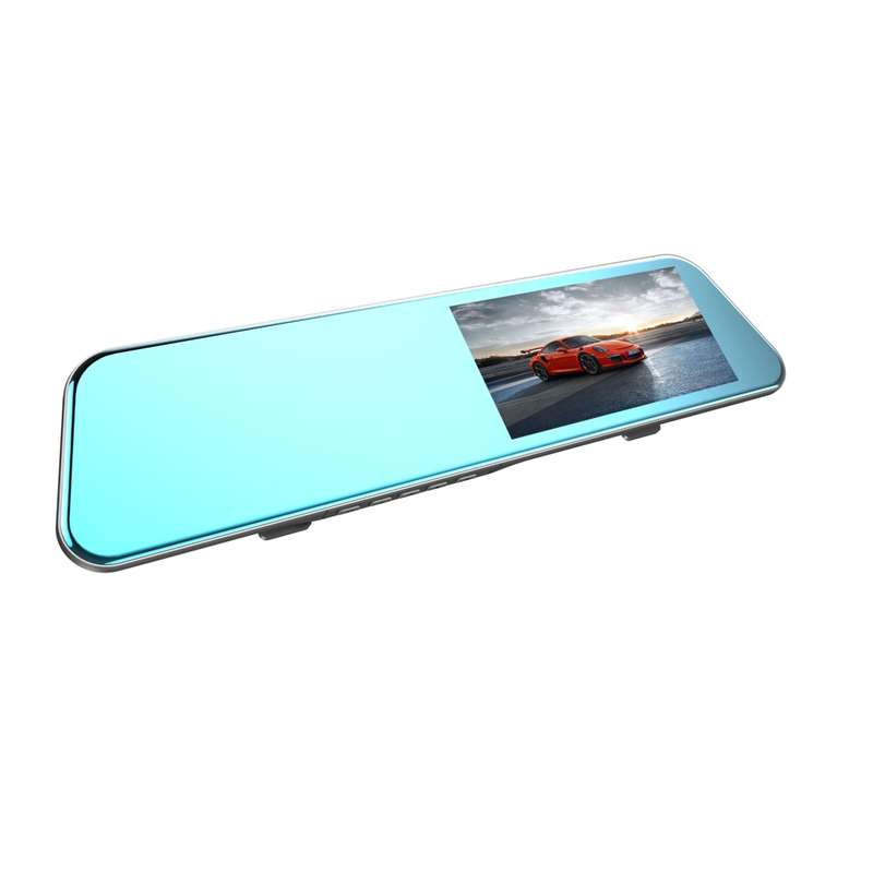 Full HD 1080P Full-Screen Touch 5.18-Inch Rearview Mirror Digital Video Recorder Dual-Lens Ultra-Thi