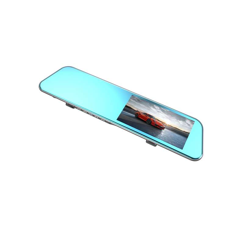 Full HD 1080P Full-Screen Touch 5.18-Inch Rearview Mirror Digital Video Recorder Dual-Lens Ultra-Thi