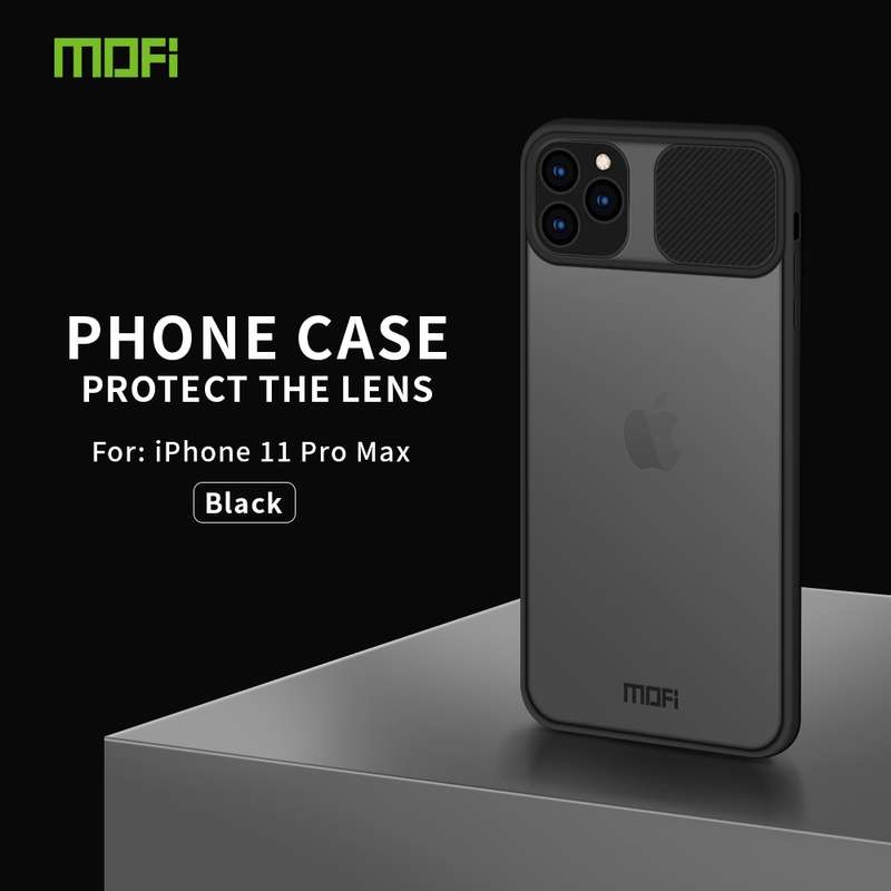 For iPhone 11 Pro Max MOFI Xing Dun Series Translucent Frosted PC + TPU Privacy Anti-glare Shockproo
