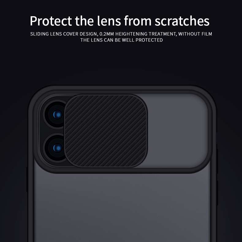 For iPhone 11 Pro Max MOFI Xing Dun Series Translucent Frosted PC + TPU Privacy Anti-glare Shockproo