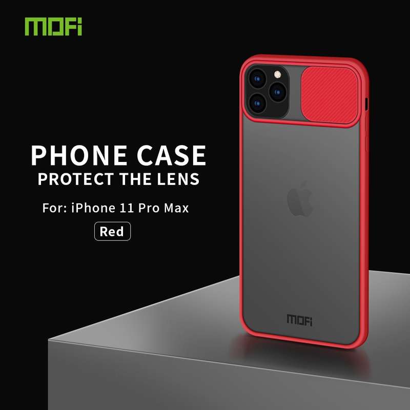 For iPhone 11 Pro Max MOFI Xing Dun Series Translucent Frosted PC + TPU Privacy Anti-glare Shockproo
