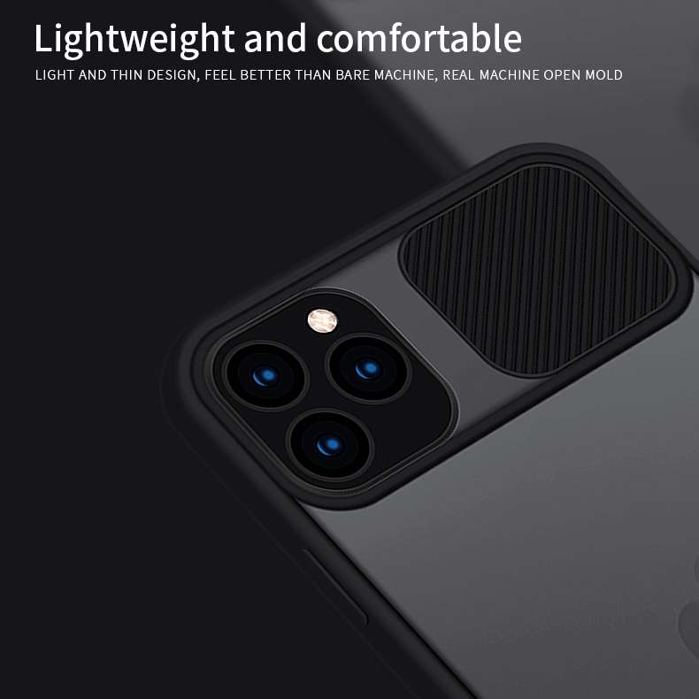 For iPhone 11 Pro Max MOFI Xing Dun Series Translucent Frosted PC + TPU Privacy Anti-glare Shockproo