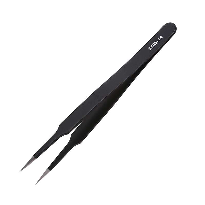 6 in 1 Stainless Steel Anti Static Tweezers Set