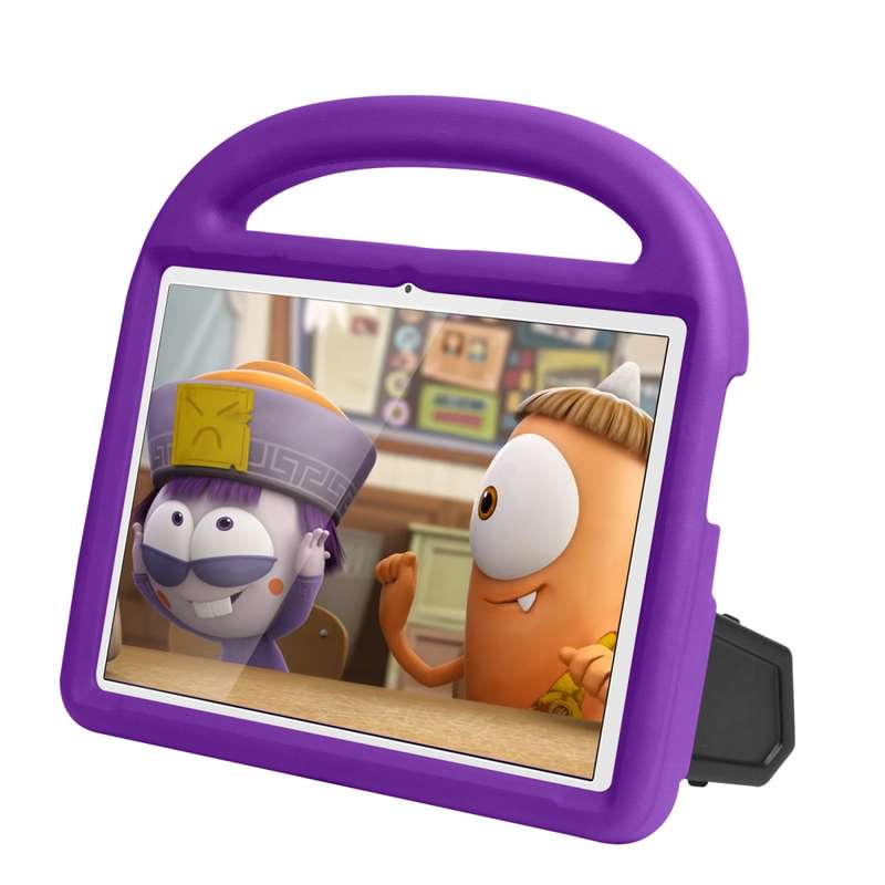 For Huawei MediaPad T3 10 9.6 inch Sparrow Style EVA Material Children Shockproof Casing Shell(Purpl