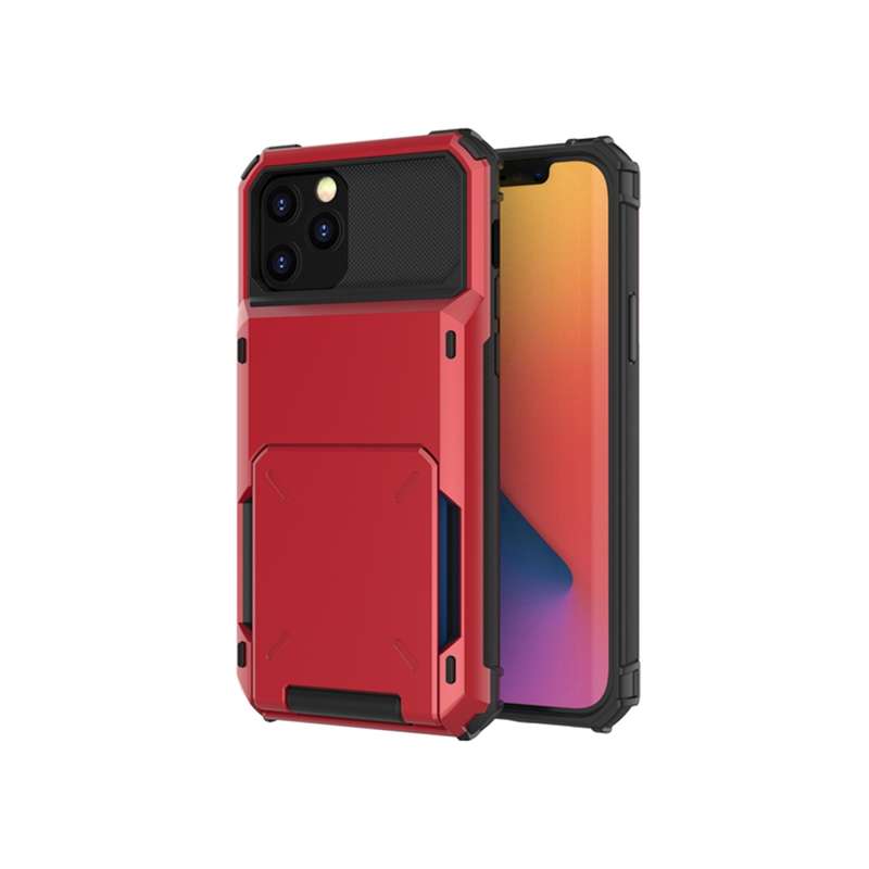 For iPhone 12 / 12 Pro Scratch-Resistant Shockproof Heavy Duty Rugged Armor Protective Case with Car