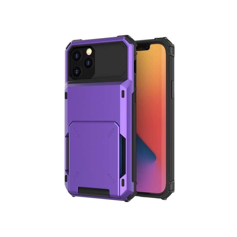 For iPhone 12 / 12 Pro Scratch-Resistant Shockproof Heavy Duty Rugged Armor Protective Case with Car