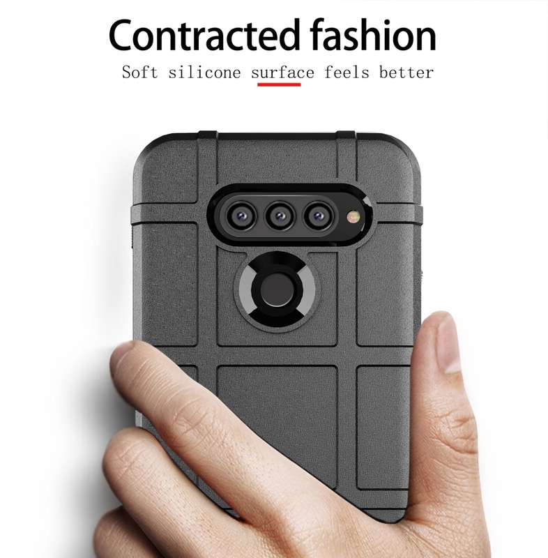 For LG K51S  Full Coverage Shockproof TPU Case(Grey)