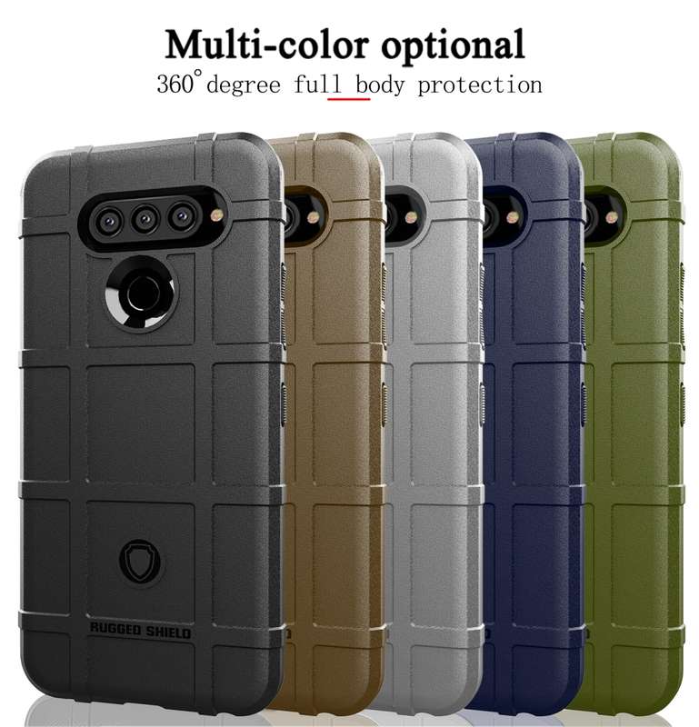 For LG K51S  Full Coverage Shockproof TPU Case(Grey)