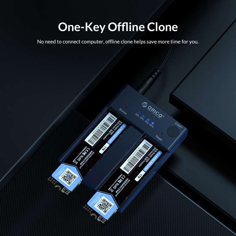 ORICO M2P2-C3-C NVME M.2 SSD Duplicator