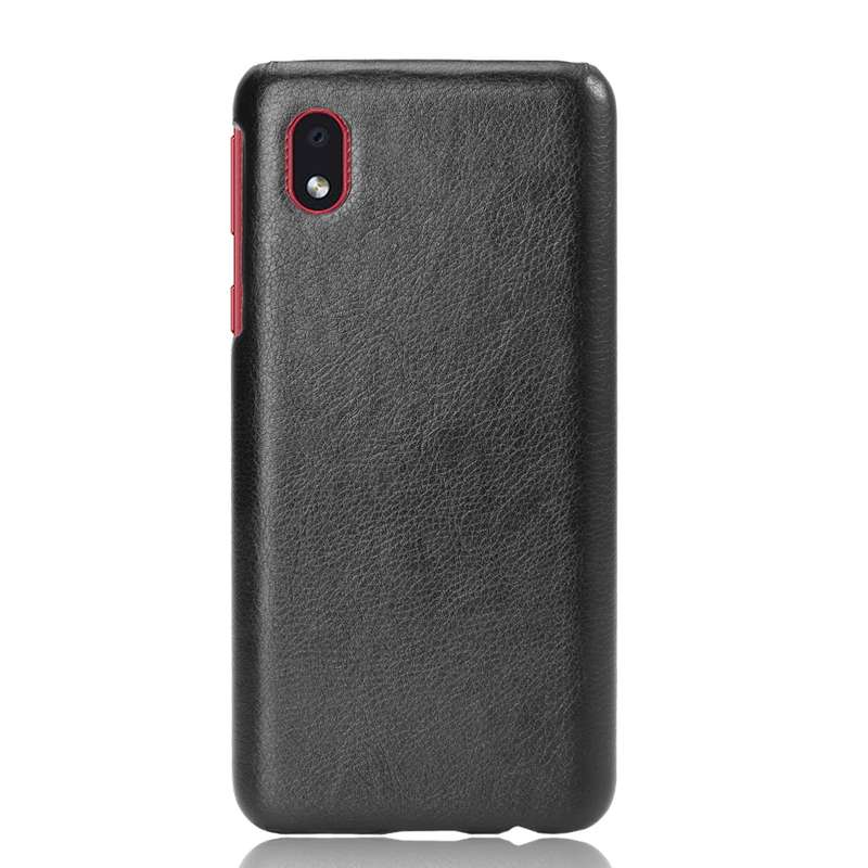 For Samsung Galaxy A01 Core / M01 Core Shockproof Litchi Texture PC + PU Case(Gray)