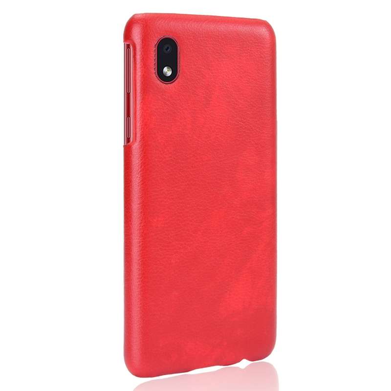 For Samsung Galaxy A01 Core / M01 Core Shockproof Litchi Texture PC + PU Case(Gray)
