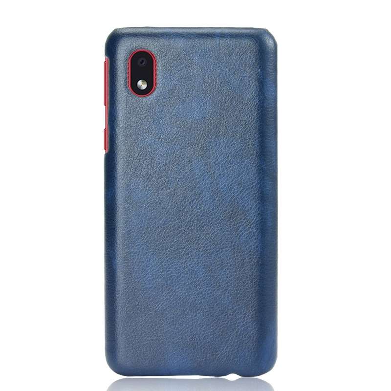 For Samsung Galaxy A01 Core / M01 Core Shockproof Litchi Texture PC + PU Case(Gray)