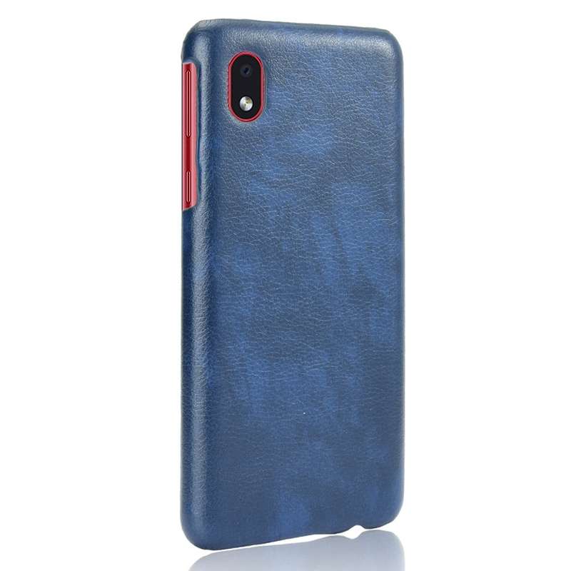 For Samsung Galaxy A01 Core / M01 Core Shockproof Litchi Texture PC + PU Case(Gray)