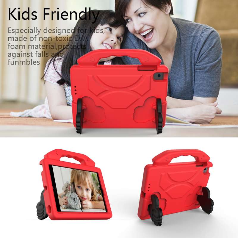 For iPad Mini 5/4/3/2/1 EVA Material Children Flat Anti Falling Cover Protective Shell With Thumb Br