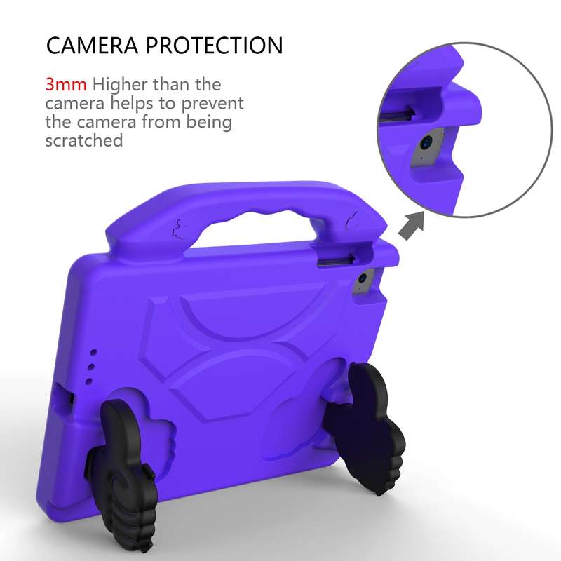 For iPad Mini 5/4/3/2/1 EVA Material Children Flat Anti Falling Cover Protective Shell With Thumb Br