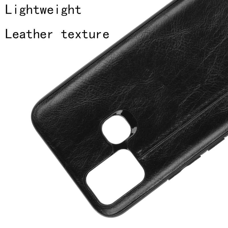 For Infinix Hot 10 Lite Shockproof Sewing Cow Pattern Skin PC + PU + TPU Case(Orange)