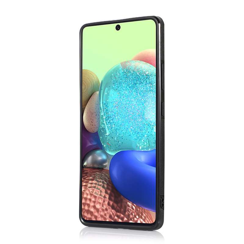 For Samsung Galaxy A21s Multi-functional Cross-body Card Bag TPU+PU Back Cover Case with Holder & Ca
