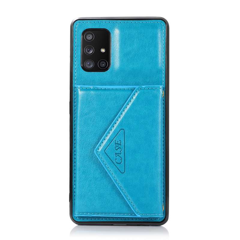 For Samsung Galaxy A21s Multi-functional Cross-body Card Bag TPU+PU Back Cover Case with Holder & Ca