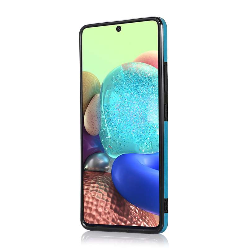 For Samsung Galaxy A21s Multi-functional Cross-body Card Bag TPU+PU Back Cover Case with Holder & Ca